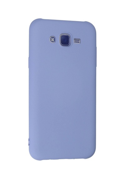Samsung Galaxy Uyumlu , J7 Kılıf Nano İçi Kadife Silikon - Lila