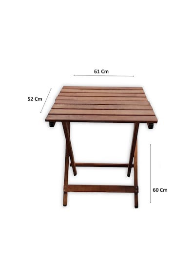 Ahşap Katlanır Masa Piknik Masası Balkon Masası Meşe