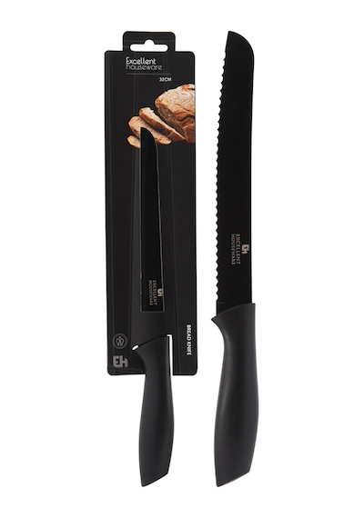 Excellent Houseware Paslanmaz Çelik Ekmek Bıçağı 4 Adet Çok Renkli
