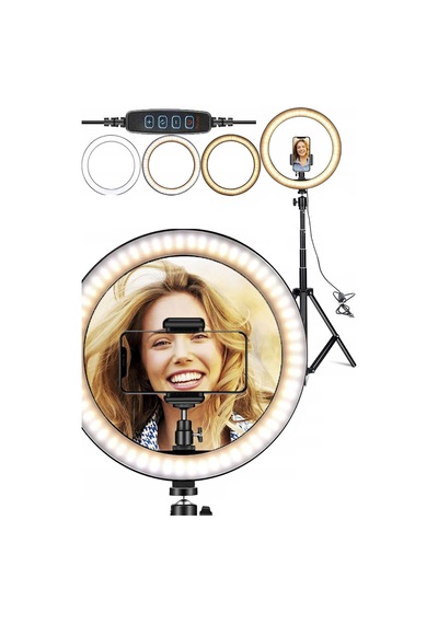 Youtuber Led Işıklı Tripod Selfie Makyaj Işığı Ring Light 14 Inç Halka Ring Light 14 Inç