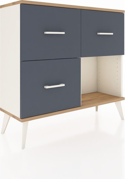 Arges Şifonyer 3 Çekmeceli 88x30x80 Aytaşı-çam/antrasit Çam/antrasit Arges Şifonyer 3 Çekmeceli 88x30x80 Aytaşı-çam/antrasit Çam/antrasit