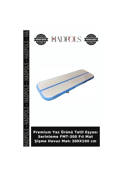 Premium Yaz Ürünü Tatil Eşyası Serinleme Fmt-300 Fıt Mat Şişme Havuz Matı 300x100 Cm Çok Renkli