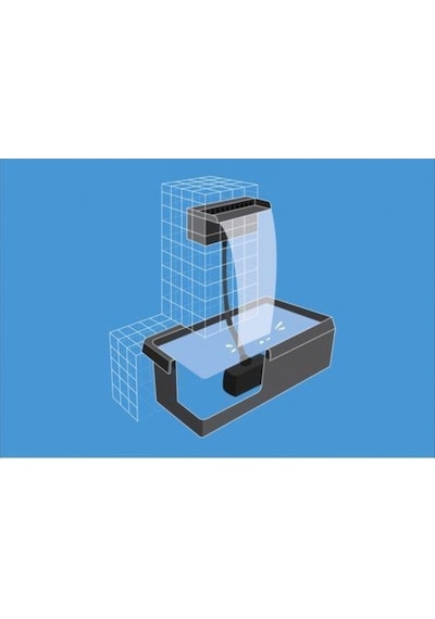Watershut 150 CM Duvar Su Perdesi Bahçe Duvar Şelalesi