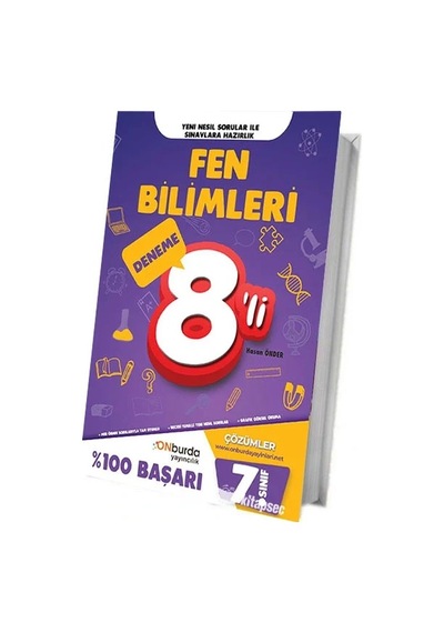 Onburda 7.sınıf Fen Bilimleri 8 Deneme