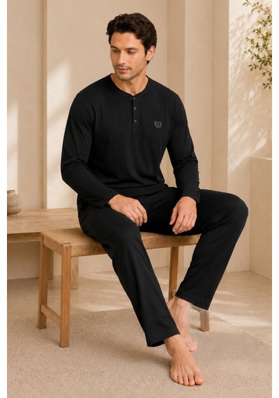 Loule Erkek Füme Kutulu Robdöşambr Ve Penye Pijama Seti 5 Parça