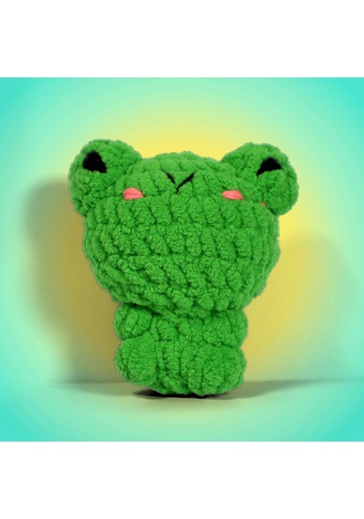 Bakgelal Amigurumi Kurbağa Yapım Kiti Başlangıç Seviyesi Tığ Örgü Çocuk Ve Yetişkin Hobi Seti