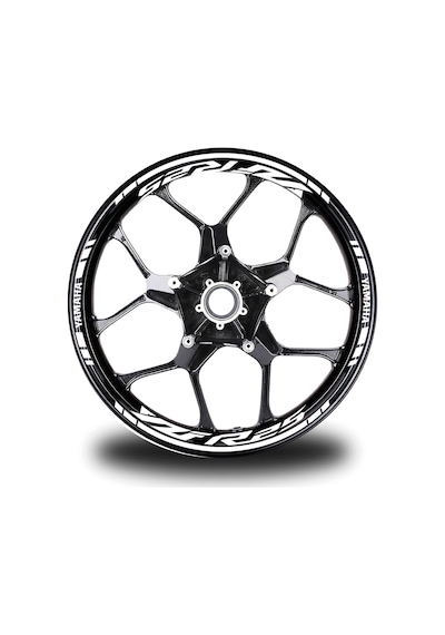 Beyaz Yamaha Yzf R25 Takım Jant Sticker Etiket