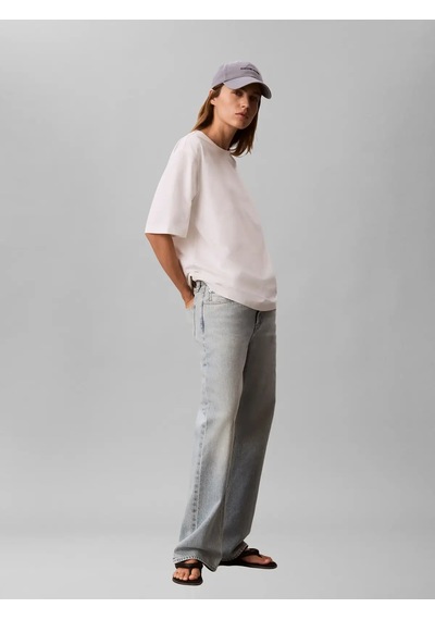 Calvin Klein Ss Coolıng Jersey Re, Yaf Beyaz Kadın T-shirt