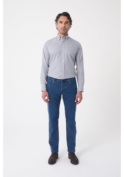 Bisse Erkek 5 Cepli Yıkamalı Jean Denim Pantolon Açık Lacivert Pnj25k25202 38 A.lacivert
