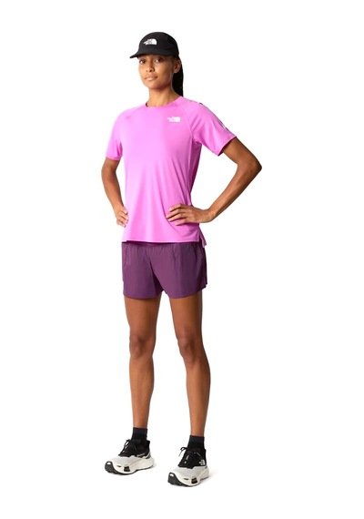 The North Face W Summit High Trail Run Kadın Mor Outdoor T-shirt Nf0a7ztvqıx1 Mor