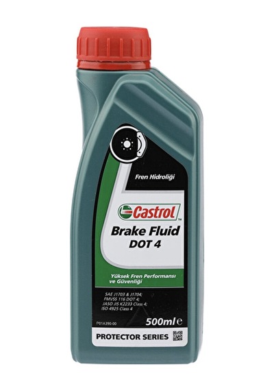 4 Adet Castrol Fren Hidroliği 0.5 Lt Dot 4