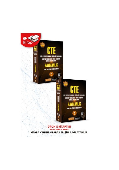 2026 Cte Adalet Bakanlığı Ceza Ve Tevkifevleri Genel Müdürlüğü Personeli İçin Görevde Yükselme Ve Ünvan Değişikliği Sınavlarına Hazırlık Konu Anlatımlı Soru Bankası Saymanlık Cilt-1 Ve Cilt-2 E-kitap