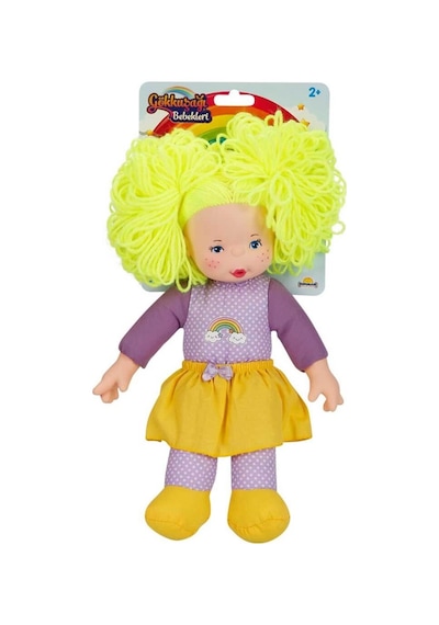 Gökkuşağı Bebekleri Dolgu Bebek 35Cm 23457 Sarı Saçlı
