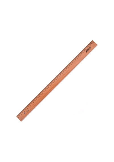Yıldızlar 123 Tahta Cetvel 50 CM Ahşap