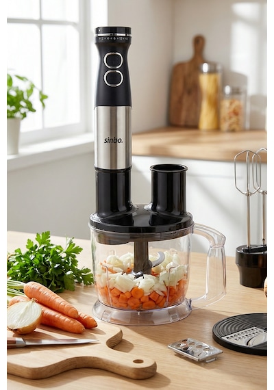 Sinbo Shb-7533 1500w El Blender Seti 2l Doğrayıcılı Çift Çırpıcılı