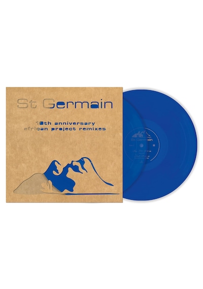 St Germain - 10th Anniversary African Project Remixes Limited Edition Blue Vinyl 2 X Plak