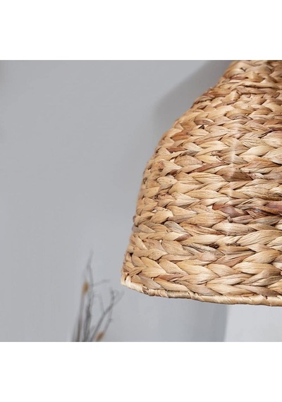 Diamond Model Tekli Rattan Bambu Tasarım İskandinav Bohem Avize