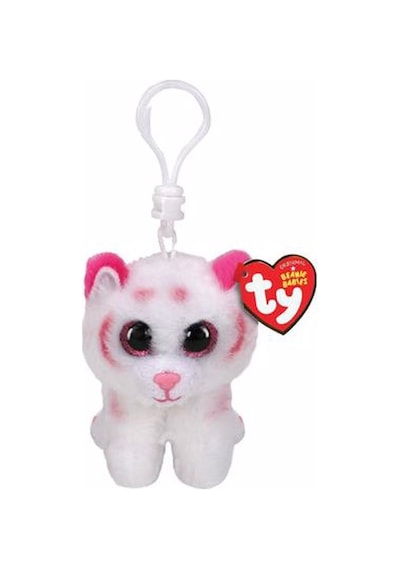 TY Tabor Pembe / Beyaz Kaplan Anahtarlık