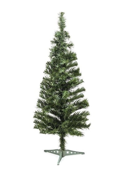 Yılbaşı Çam Ağacı 120 cm, Ekonomik Yılbaşı Ağacı Plastik Ayaklı 1