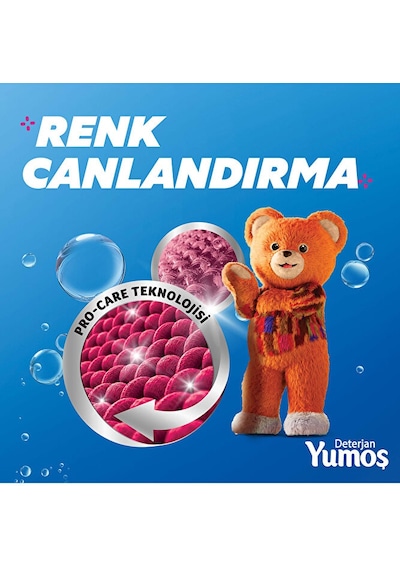 Yumoş Siyah Ve Koyu Renkli Giysiler İçin Deterjan 2520 Ml Renkli 2950 ML