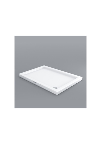 70 180 Dikdörtgen H:7 Flat Duş Teknesi Beyaz