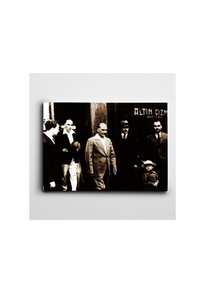 Atatürk İstanbul 1934 Kanvas Tablo