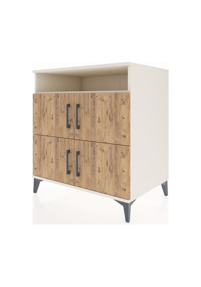 Kronos Şifonyer 4 Raflı 4 Kapaklı 88x59x96 Aytaşı-çam Aytaşı