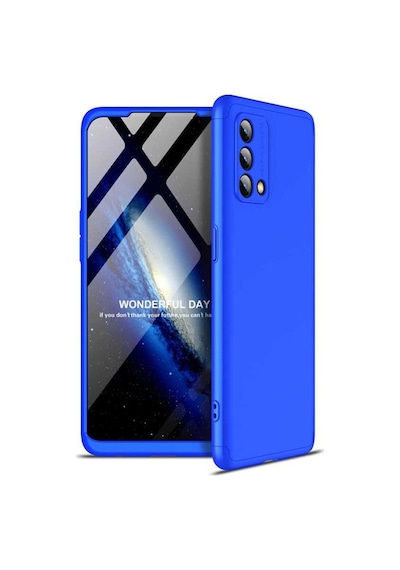 Oppo A74 4g Kılıf Zore Ays Kapak Mavi
