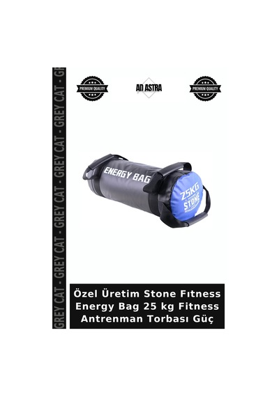 Özel Üretim Stone Fıtness Energy Bag 25 Kg Fitness Antrenman Torbası Güç