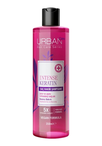 Urban Care Intense Keratin Yoğun Hasar Onarıcı Saç Bakım Şampuanı-350ml-vegan
