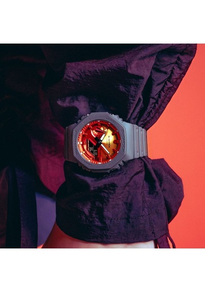 Casio G-shock Ga-2100fl-8adr Erkek Kol Saati Gri