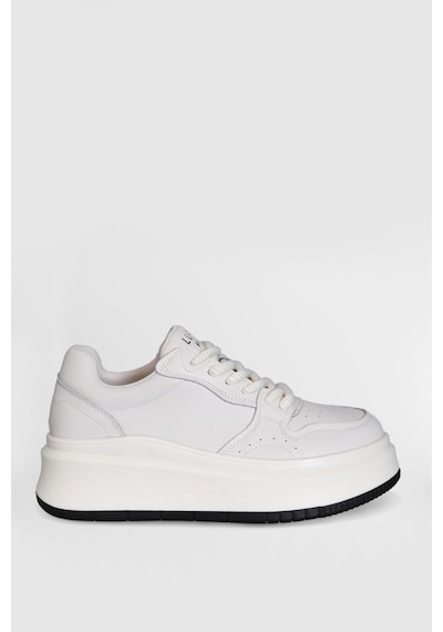 Lufian Laura Kadın Deri Sneaker Ayakkabı Beyaz
