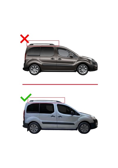 Peugeot Partner 2 Tepee 2008-2018 Arası İle Uyumlu Basıc Model Ar