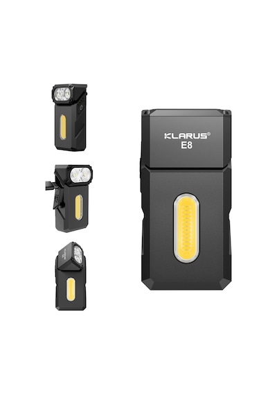 Klarus E8 Triple-light Edc El Feneri 1000 Lümen Çok Renkli