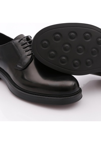 Dgn 5ym4040 Erkek Deri Klasik Ayakkabı Siyah Açma