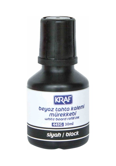 Liderburo Kraf Beyaz Tahta Kalem Mürekkebi 30Ml Siyah 445G