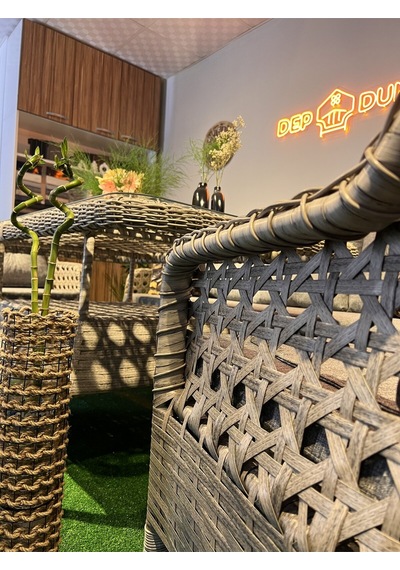 Depodunya Lumar Rattan Bahçe Mobilyası Bahçe Takımı Oturma Grubu 3'lü - 7 Kişilik Bahçe Takımı Cappuccino Depodunya Lumar Rattan Bahçe Mobilyası Bahçe Takımı Oturma Grubu 3'lü - 7 Kişilik Bahçe Takımı Cappuccino