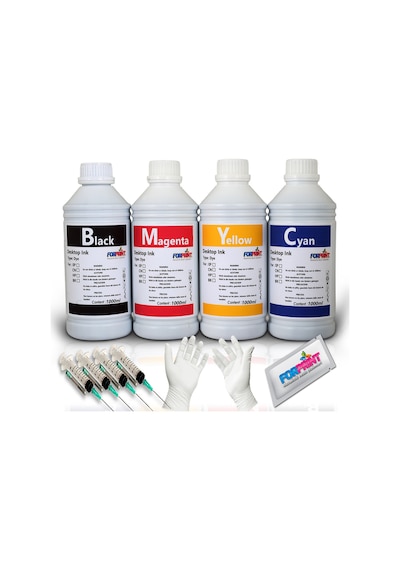 Epson Uyumlulu L382-L386-L565-L3050- L3060 4X1000 ML Mürekkep
