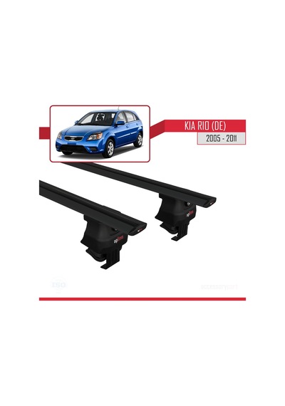 Kia Rio De Hatchback 2005-2011 Arası İle Uyumlu Ace-4 Ara Atkı Tavan Barı Siyah