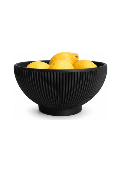 Dekoratif Kase Siyah Modern Minimal Tasarım Sunum Kasesi Masa Üstü Dekor & Çok Amaçlı Kullanım