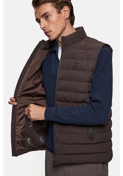 Twn Slim Fit Kahverengi Düz Yelek Mont 3ecy70501503m Kahve