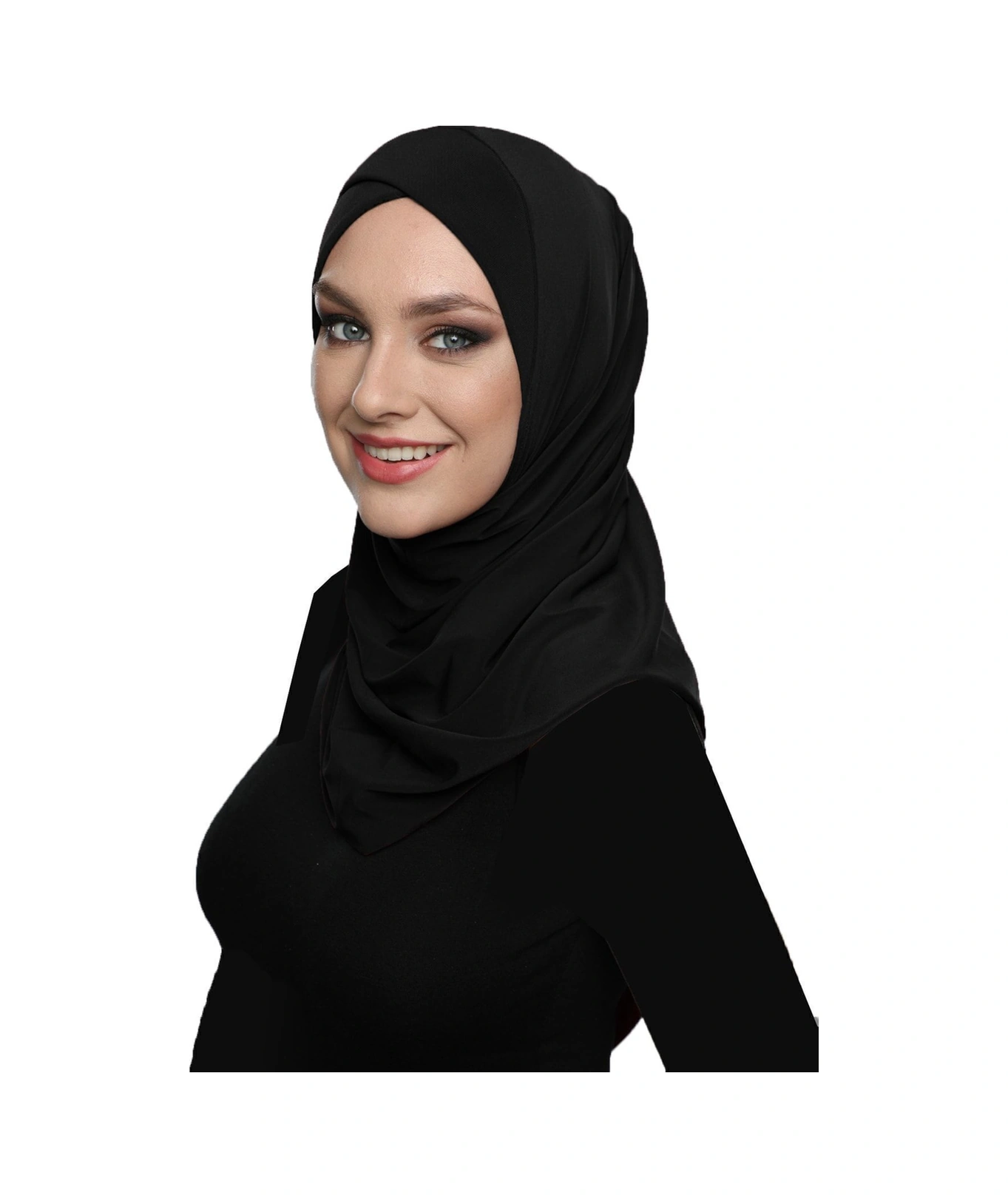 Elysianfidan Sarmalı Takmatik Siyah Hazır Türban Tesettür Bone Namaz Örtüsü Siyah