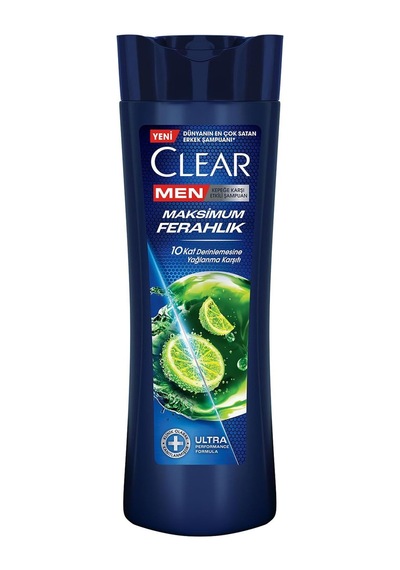 Clear Men Kepeğe Karşı Etkili Şampuan Maksimum Ferahlık 350 Ml Beyaz