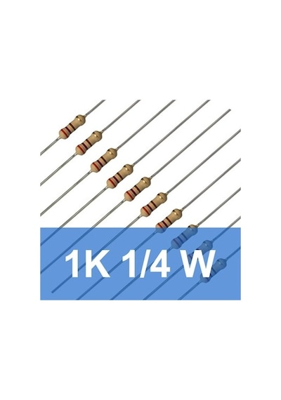 10 Adet 1k Direnç 1/4 Watt