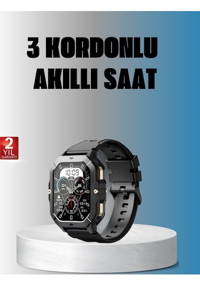 Kablosuz Şarjlı Akıllı Saat Ultra İnce Tasarım