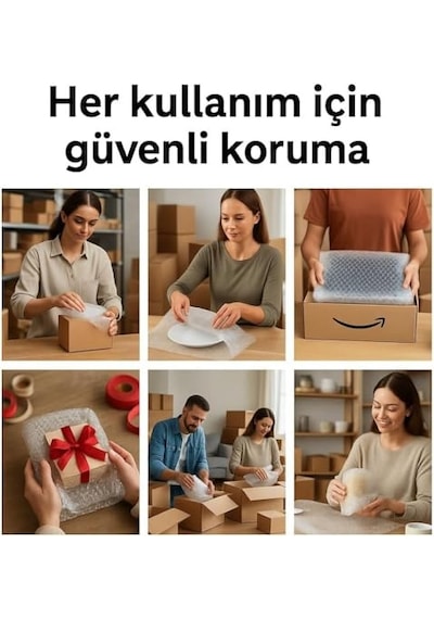 Pat-pat Balonlu Naylon Ambalaj Malzemesi, Çift Katmanlı Hava Kabarcıklı, 100 Cm X 50 M, Taşınma Ve Kargo İçin Koruyucu Paketleme Açık Indigo