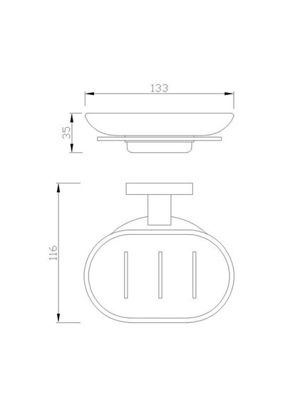 Fontana - Sabunluk Krom, Cam Outlet - Fc-40102- Diğer