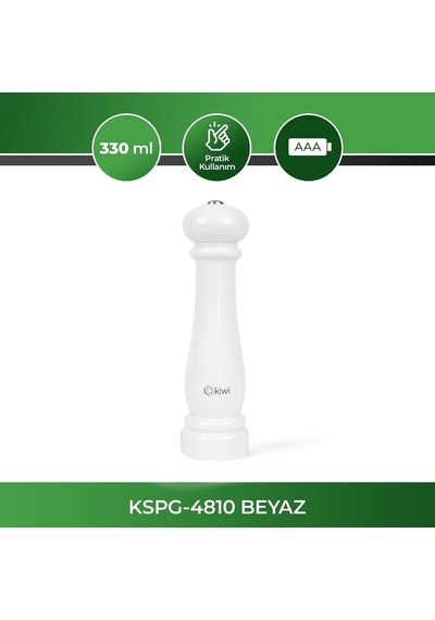 Kspg-4810 Otomatik Tuz&baharat Değirmeni Beyaz Çok Renkli