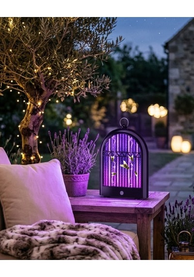 Şarjlı Uv Böcek Öldürücü Lamba Balkon Ve Bahçe İçin Uygun 10'lu Set