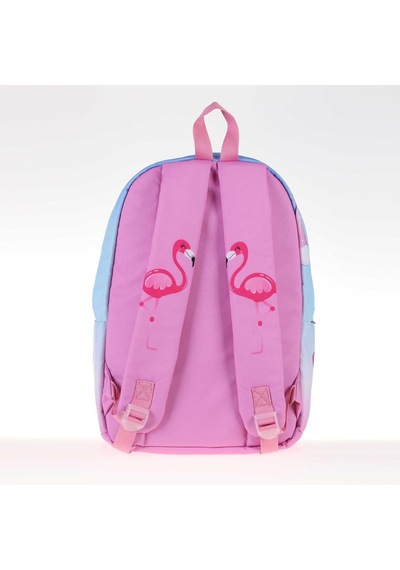 Kaukko İlkokul Sırt Çantası Büyük Boy Rainbow Flamingo 1395
